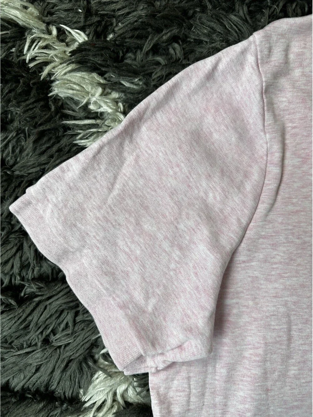 Polo Ralph Lauren Mens Large Pink Heather Classic Fit Short Sleeve Polo Shirt